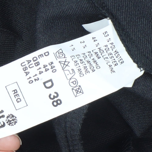 InWear Women’s Black Trousers, Size 14, Regular Fit
