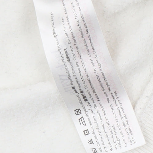 Jack Wills Women's White Pullover Sweatshirt Size 16