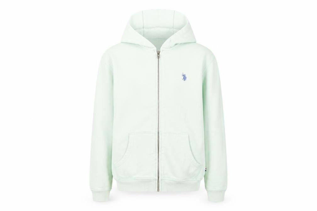 U.S. Polo Assn. Girls Green Full Zip Hoodie 14-15 Years
