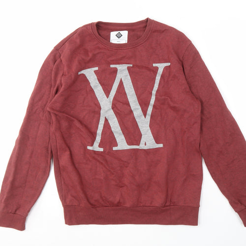 Cotton On Men’s Red Graphic Pullover Sweatshirt S