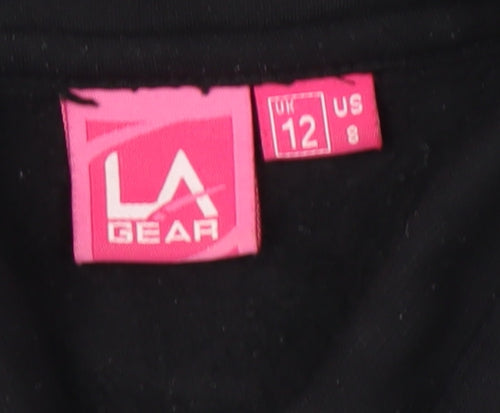 LA Gear Women's Black Pullover Hoodie Size 12