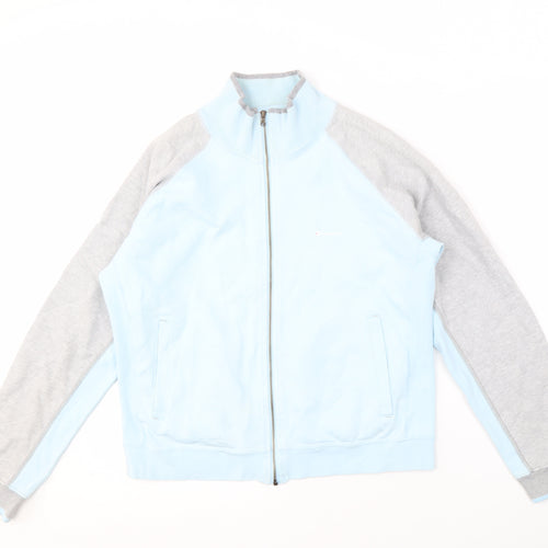 Champion Unisex Blue/Grey Track Jacket M