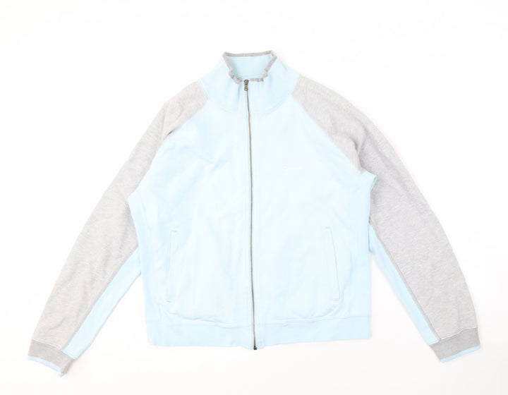 Champion Unisex Blue/Grey Track Jacket M