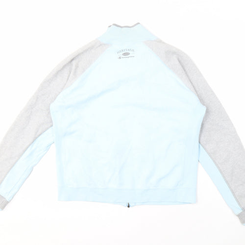 Champion Unisex Blue/Grey Track Jacket M