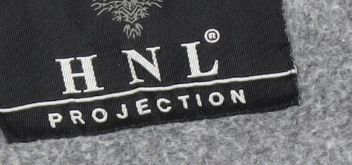 HNL Projection Men's Grey Blue Full Zip Hoodie S