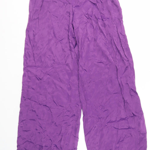 Zara Women's Purple Trousers - Size S