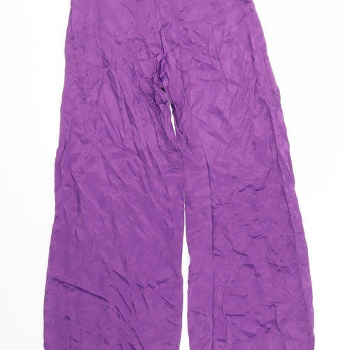 Zara Women's Purple Trousers - Size S