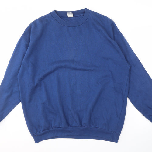 C&A Men's Blue Pullover Sweatshirt XL Crew Neck