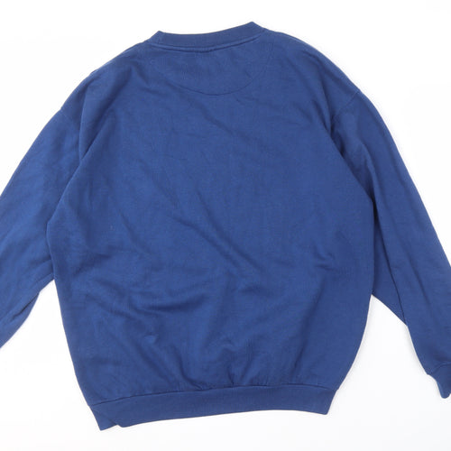C&A Men's Blue Pullover Sweatshirt XL Crew Neck