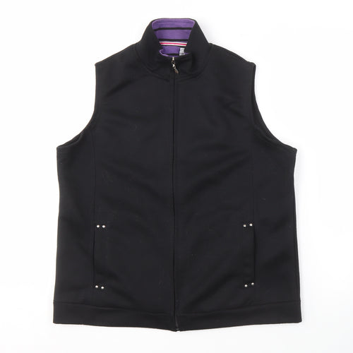 Alexara Women's Black Waistcoat Size 12 Regular