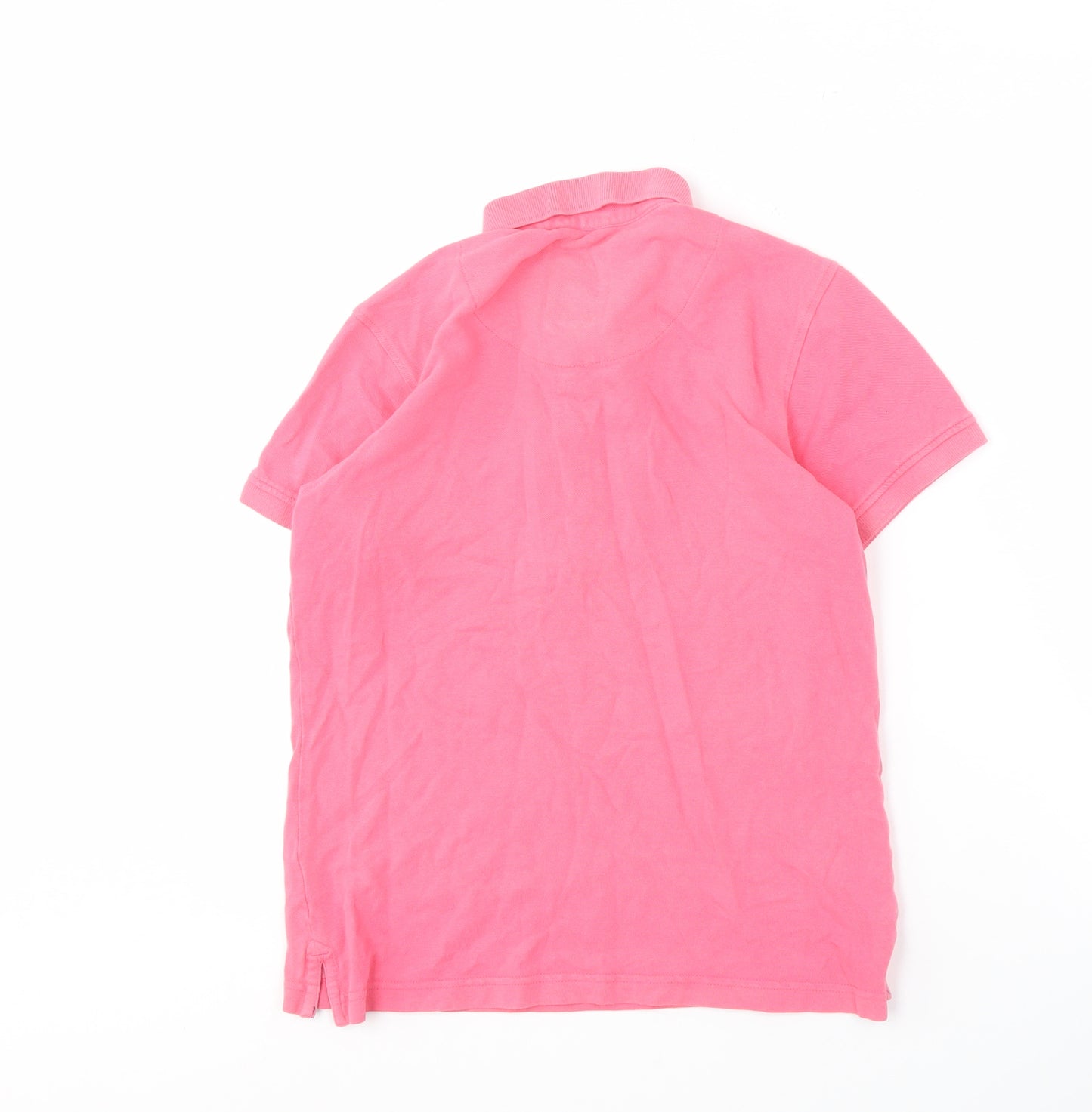 Crew Clothing Women's Pink Polo Shirt Size 12 Cotton