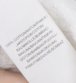 Mantaray Women's White Cotton Blouse Size 18