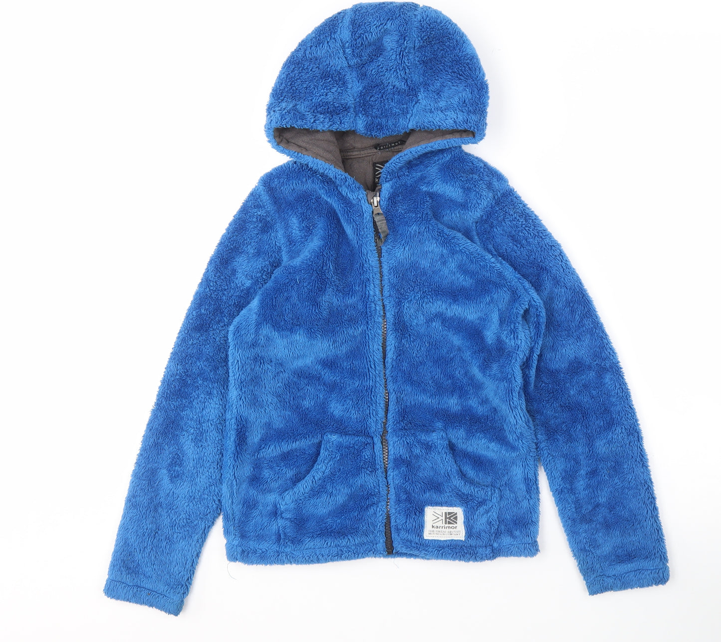 Karrimor Boys Blue Hooded Mid-Length Jacket 9-10 Years