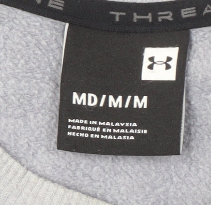 Under Armour Men's Grey Pullover Sweatshirt, M