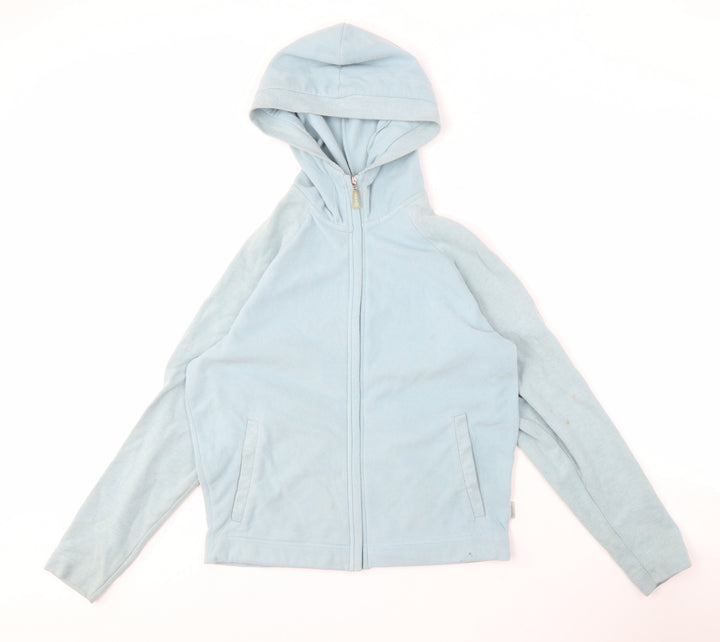 Regatta Women's Blue Hooded Fleece Jacket Size 10