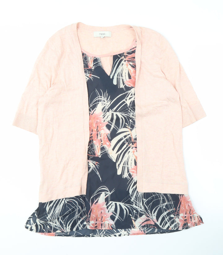 Next Women's Multicoloured Floral Tunic Size 14