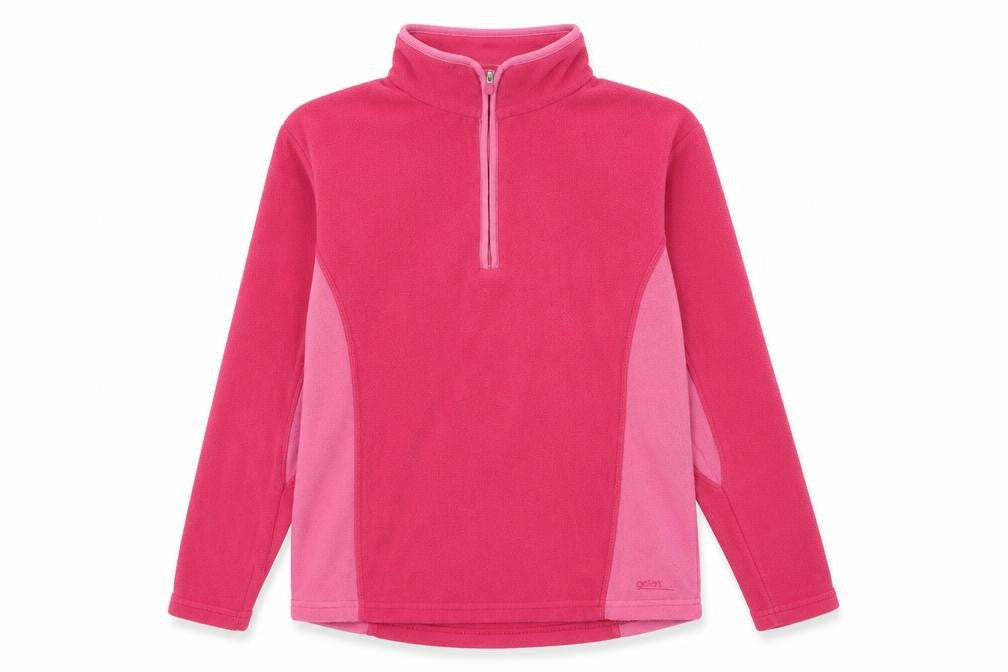 Front view of Gelert Women's Pink Fleece Sweatshirt, size 10