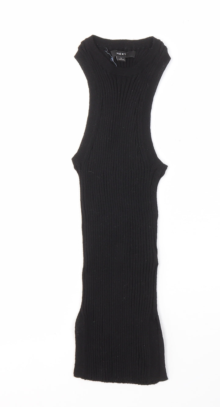 Next Women's Black Sleeveless Tank Top - Size S