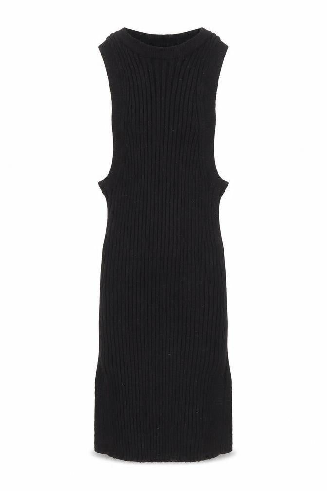 Front view of Next Women's Black Sleeveless Tank Top -, size S