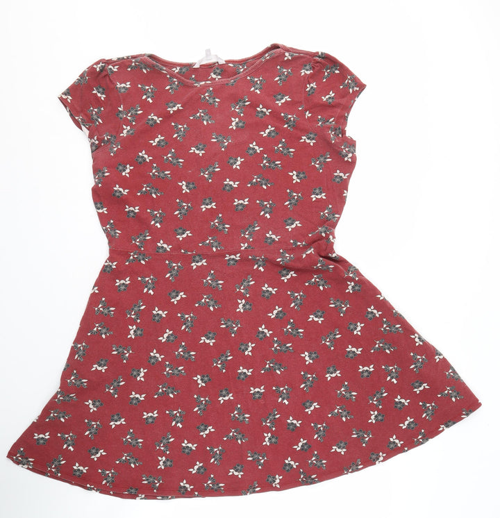 Red Herring Women's Red Floral Dress Size 16