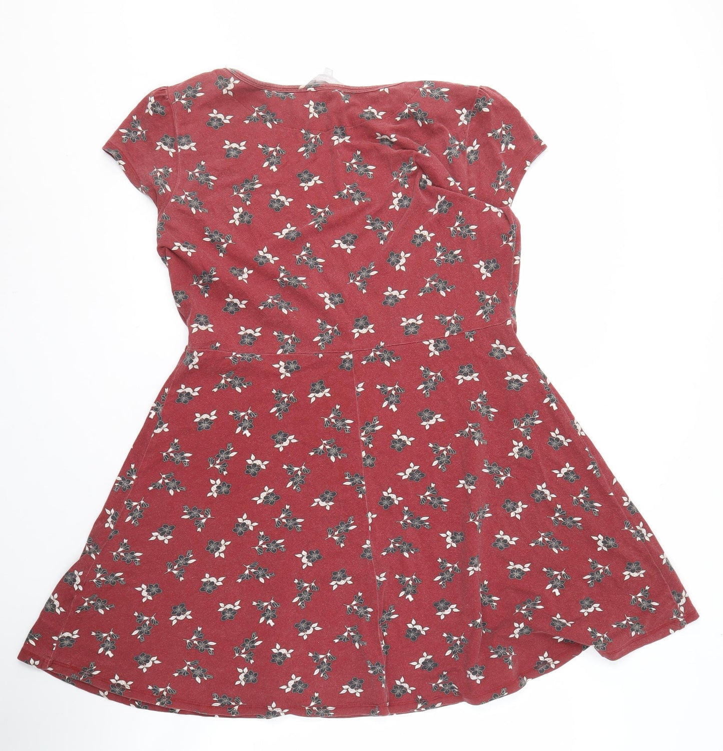 Red Herring Women's Red Floral Dress Size 16