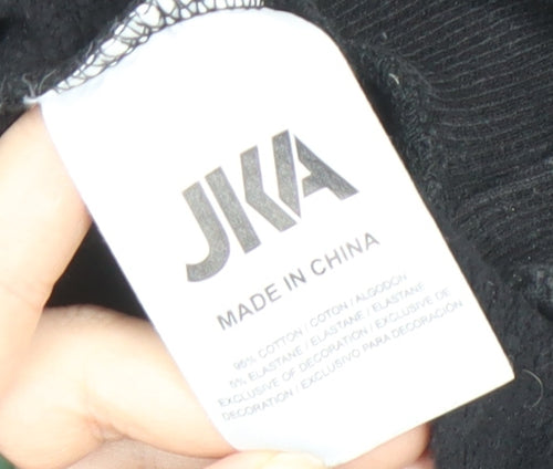 JKA Men's Black Pullover Hoodie - Size L