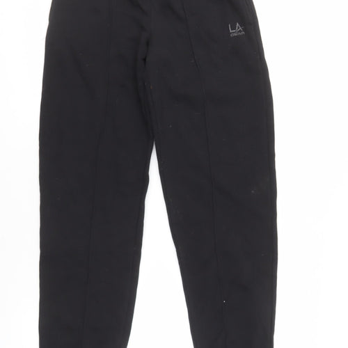 LA Gear Teens Black Jogger Trousers Size 12