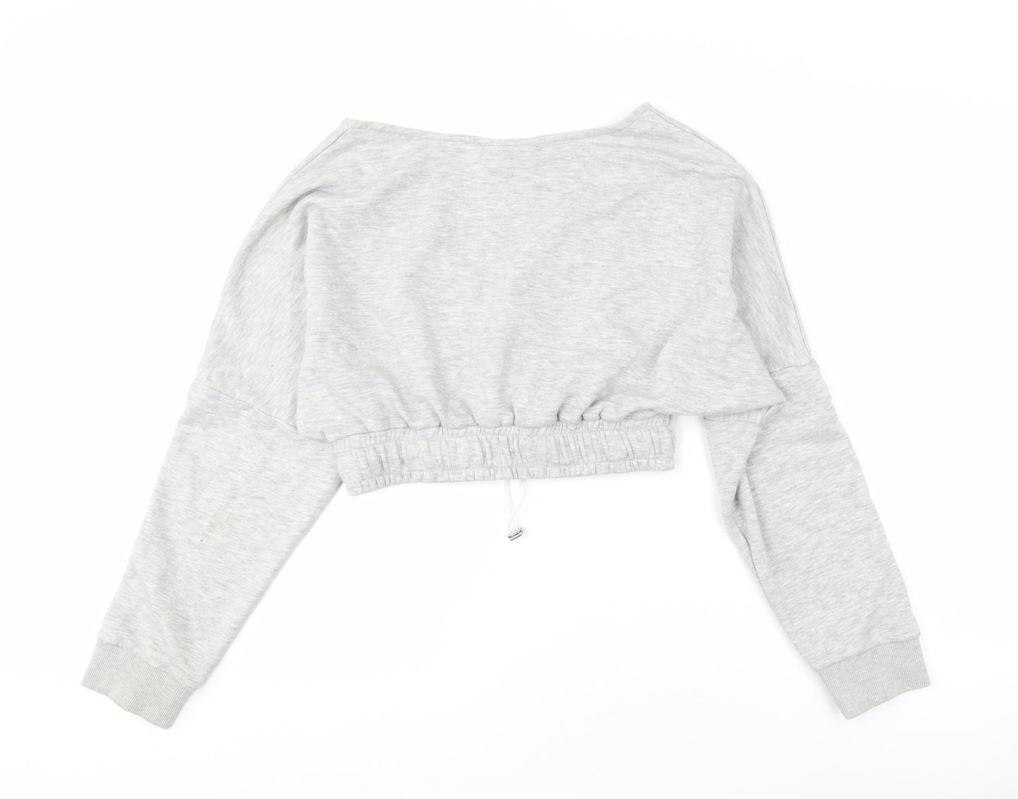 The Couture Club Women's Grey Pullover Sweatshirt M