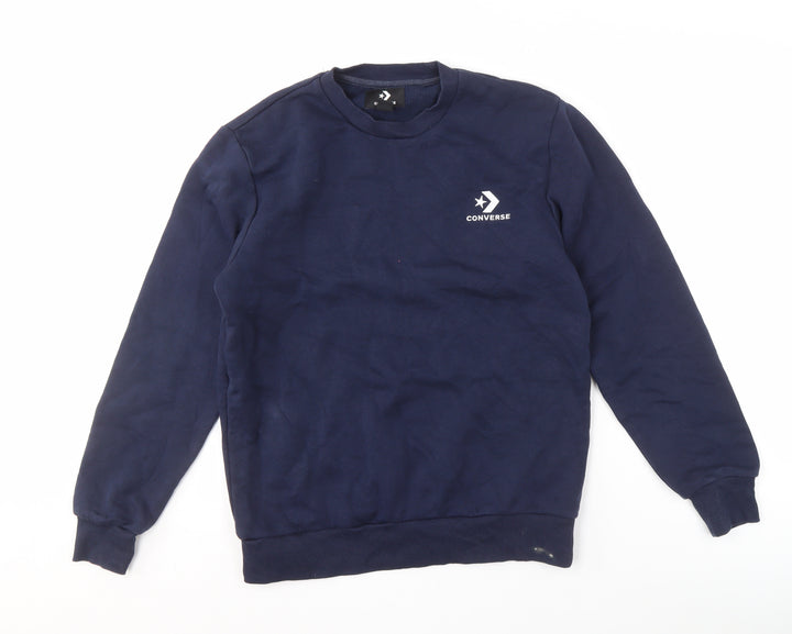 Converse Men's Blue XS Pullover Sweatshirt