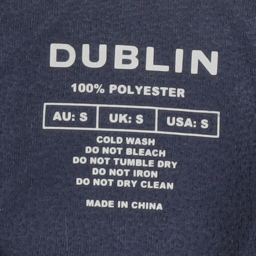 Dublin Women's Pink/Navy Pullover Sweatshirt - Size S