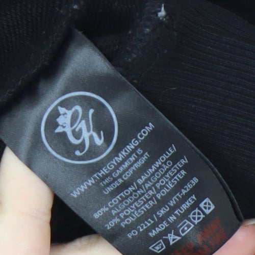 Gym King Women's Black Sweatshirt Size 12