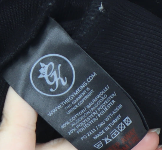 Gym King Women's Black Sweatshirt Size 12