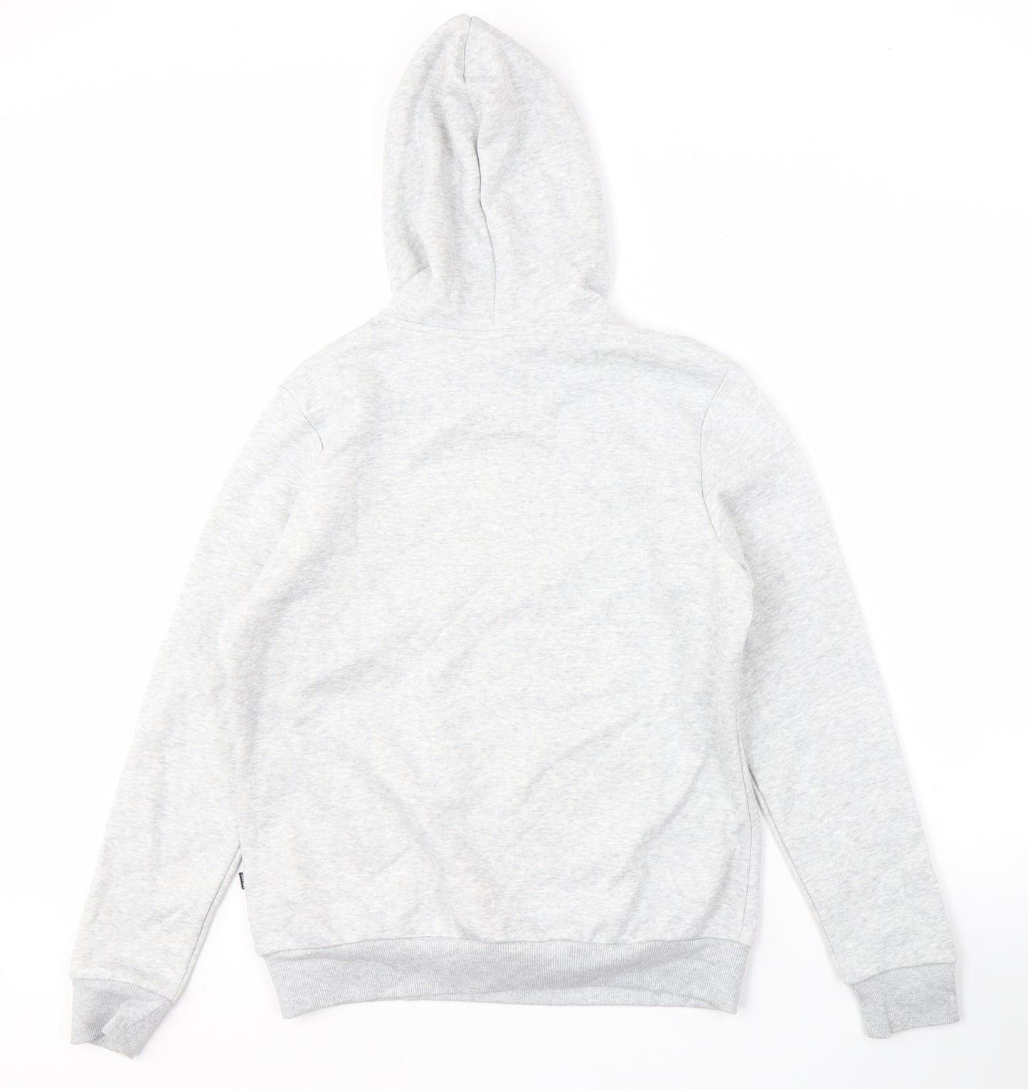 Puma Men's Grey Medium Pullover Hoodie with Logo