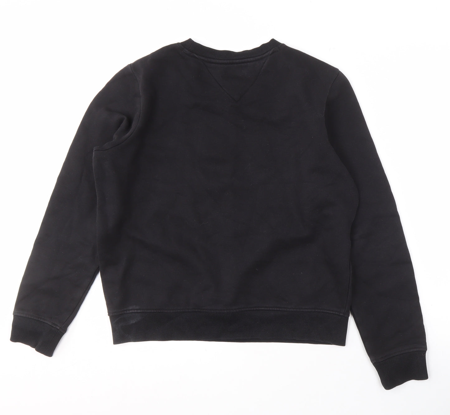 Tommy Jeans Men's Black Logo Sweatshirt, Size S, Pullover