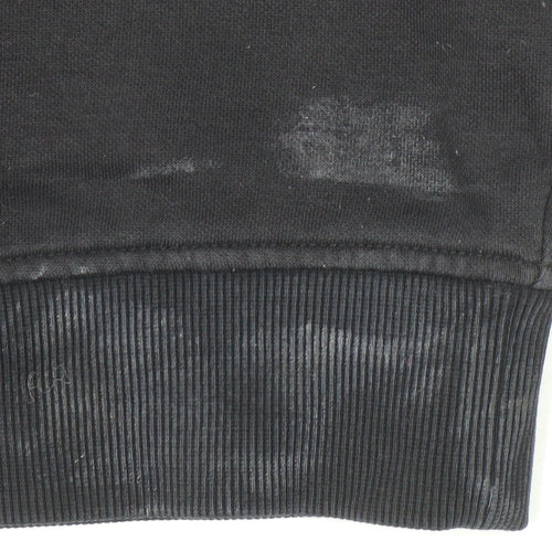 Tommy Jeans Men's Black Logo Sweatshirt, Size S, Pullover