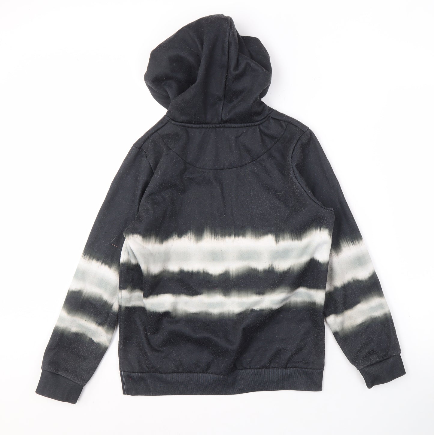 DFND Boys Black Tie Dye Pullover Hoodie in Size 13-14 Years