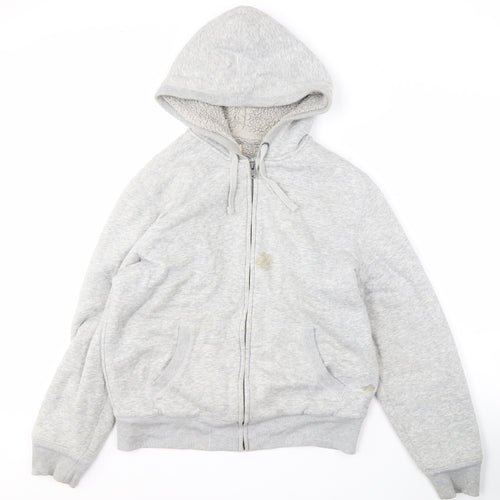 GAP Men's Grey Full Zip Hoodie, Size M, Casual Wear