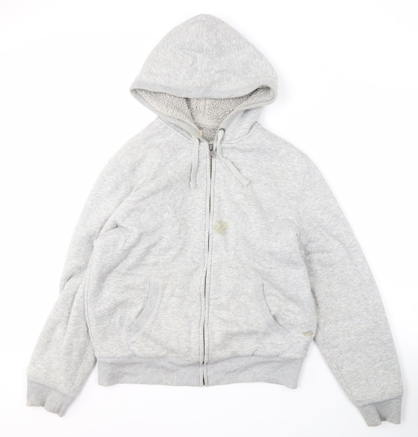 GAP Men's Grey Full Zip Hoodie, Size M, Casual Wear