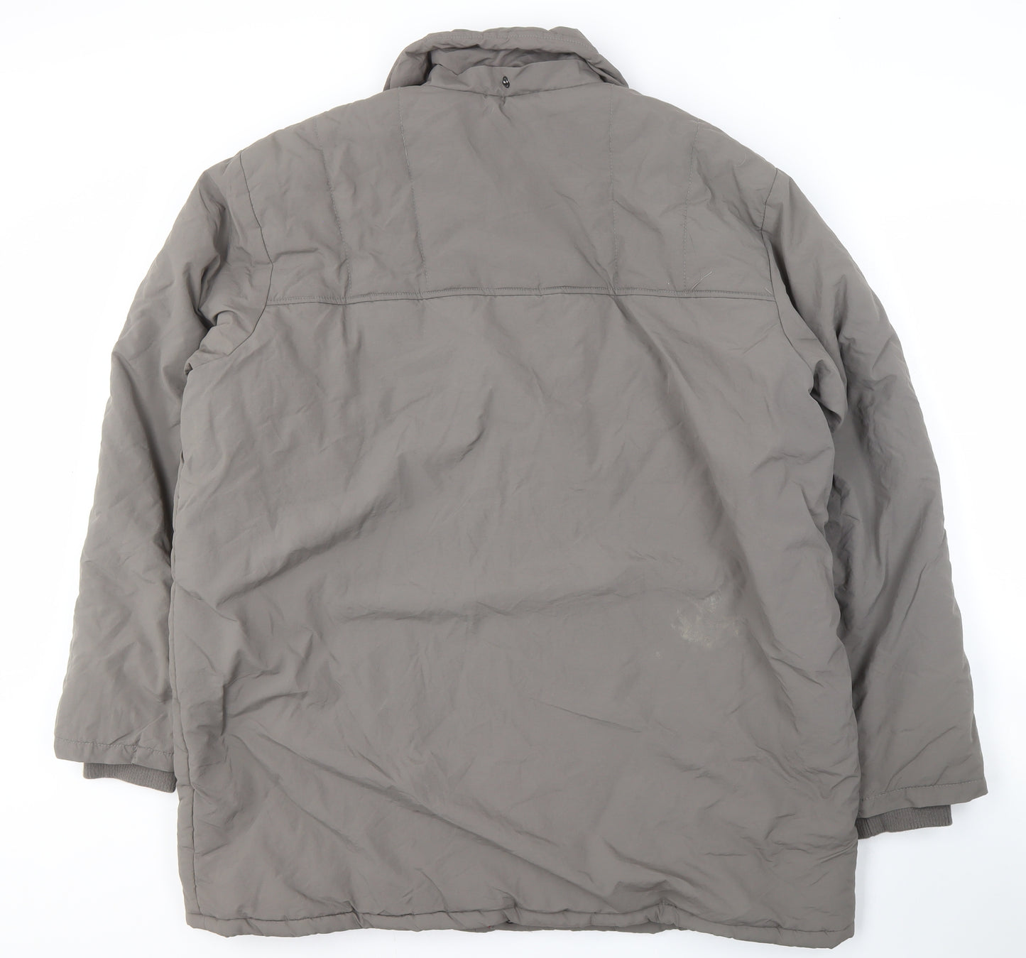 JBC Men's Grey Snap Coat Size L