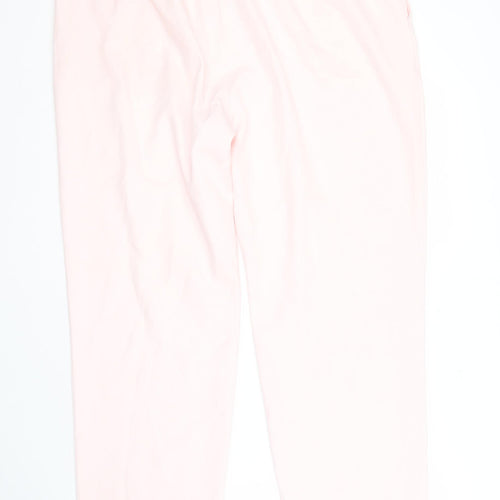 Marks and Spencer Women's Pink Straight Trousers