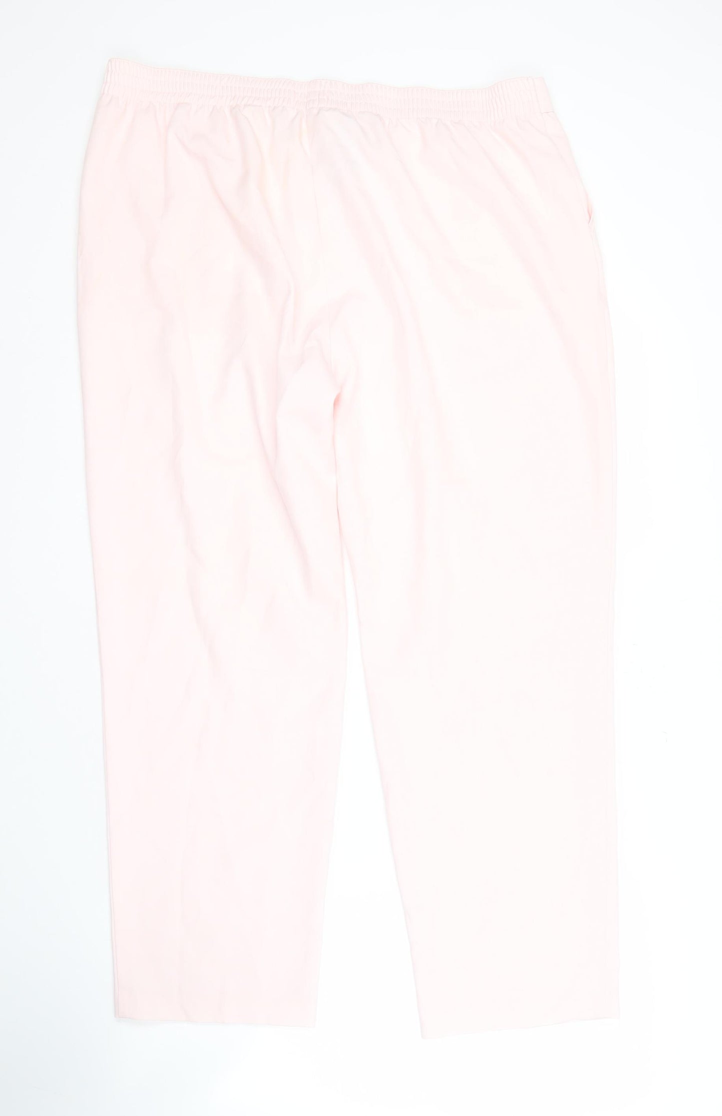 Marks and Spencer Women's Pink Straight Trousers