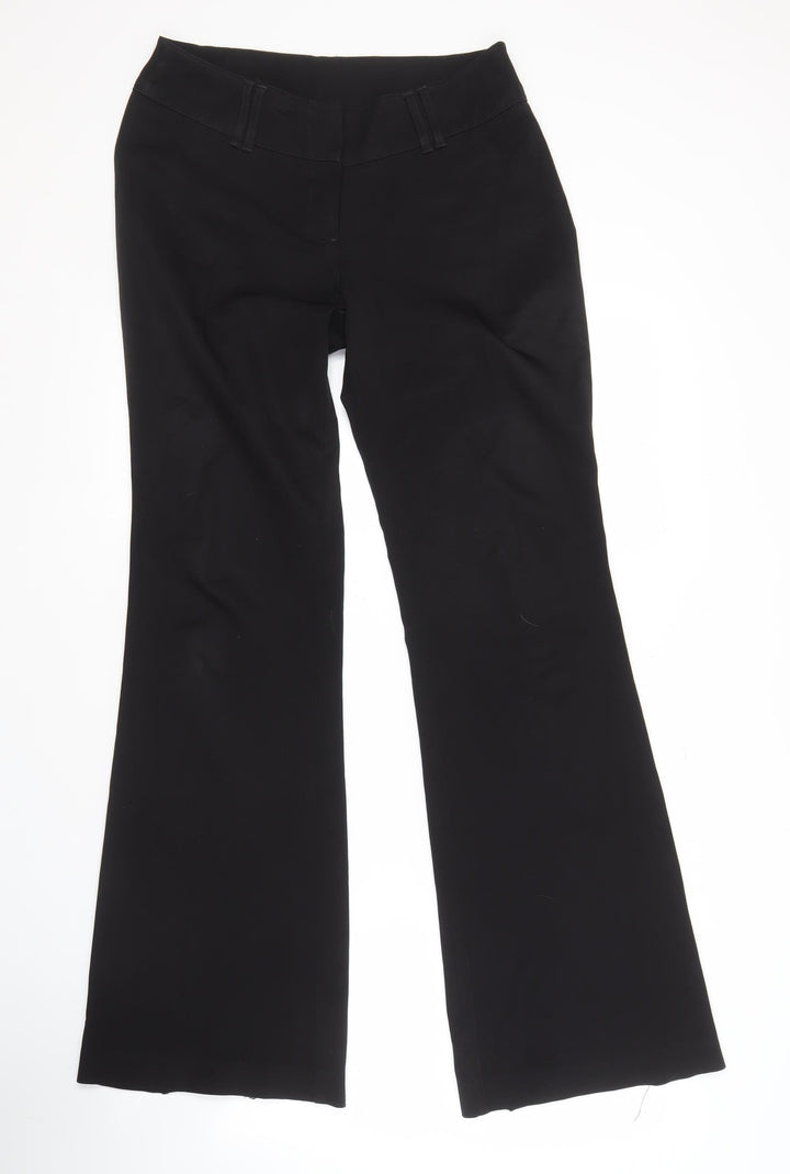 Divided Women's Black Trousers Size 12 Polyester Blend