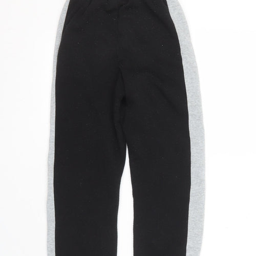 Slazenger Boys Black Jogger Trousers, 7-8 Years, Polyester