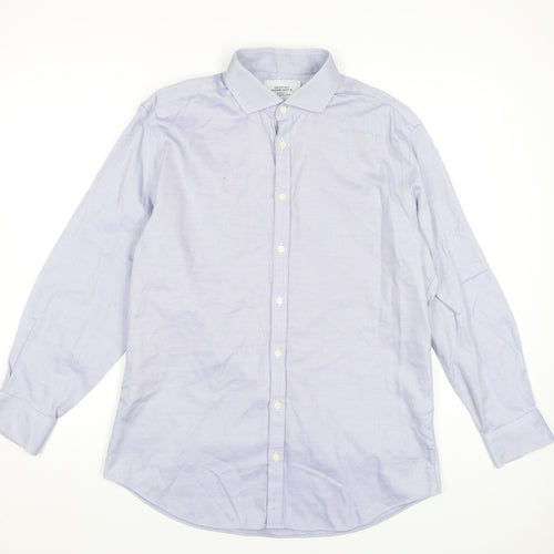 Charles Tyrwhitt Men's Blue Extra-Slim Fit Dress Shirt