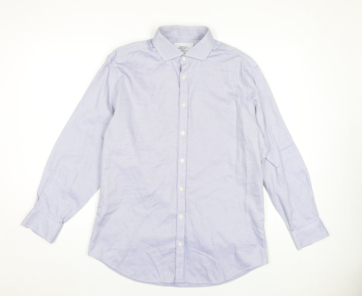 Charles Tyrwhitt Men's Blue Extra-Slim Fit Dress Shirt