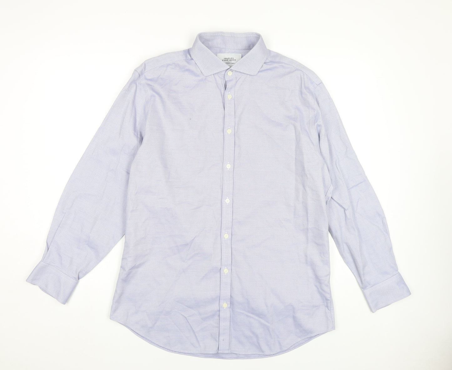 Charles Tyrwhitt Men's Blue Extra-Slim Fit Dress Shirt