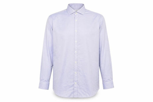 Front view of Charles Tyrwhitt Men's Blue Extra-Slim Fit Dress Shirt