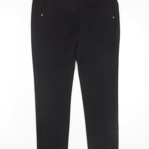 Wallis Black Slim Trousers UK 8 Women's