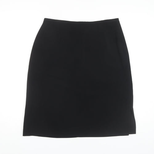 Amaranto Women's Black Pencil Skirt, Size 14