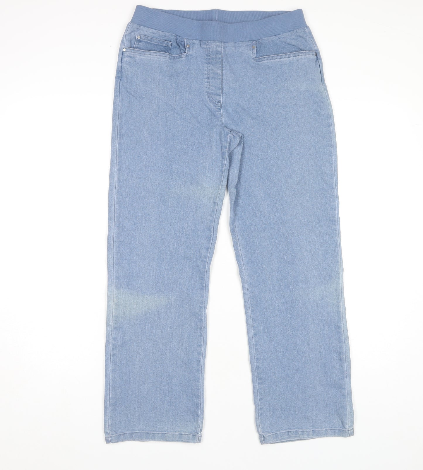 Cotton Traders Women's Blue Regular Fit Jeans Size 10